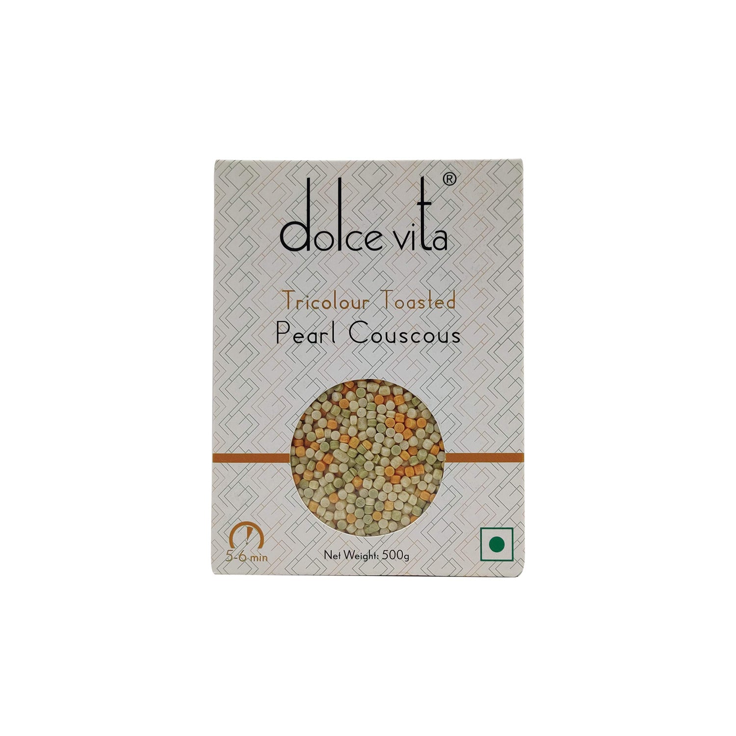 Dolce Vita Tricolour Toasted Pearl Couscous 500Gm