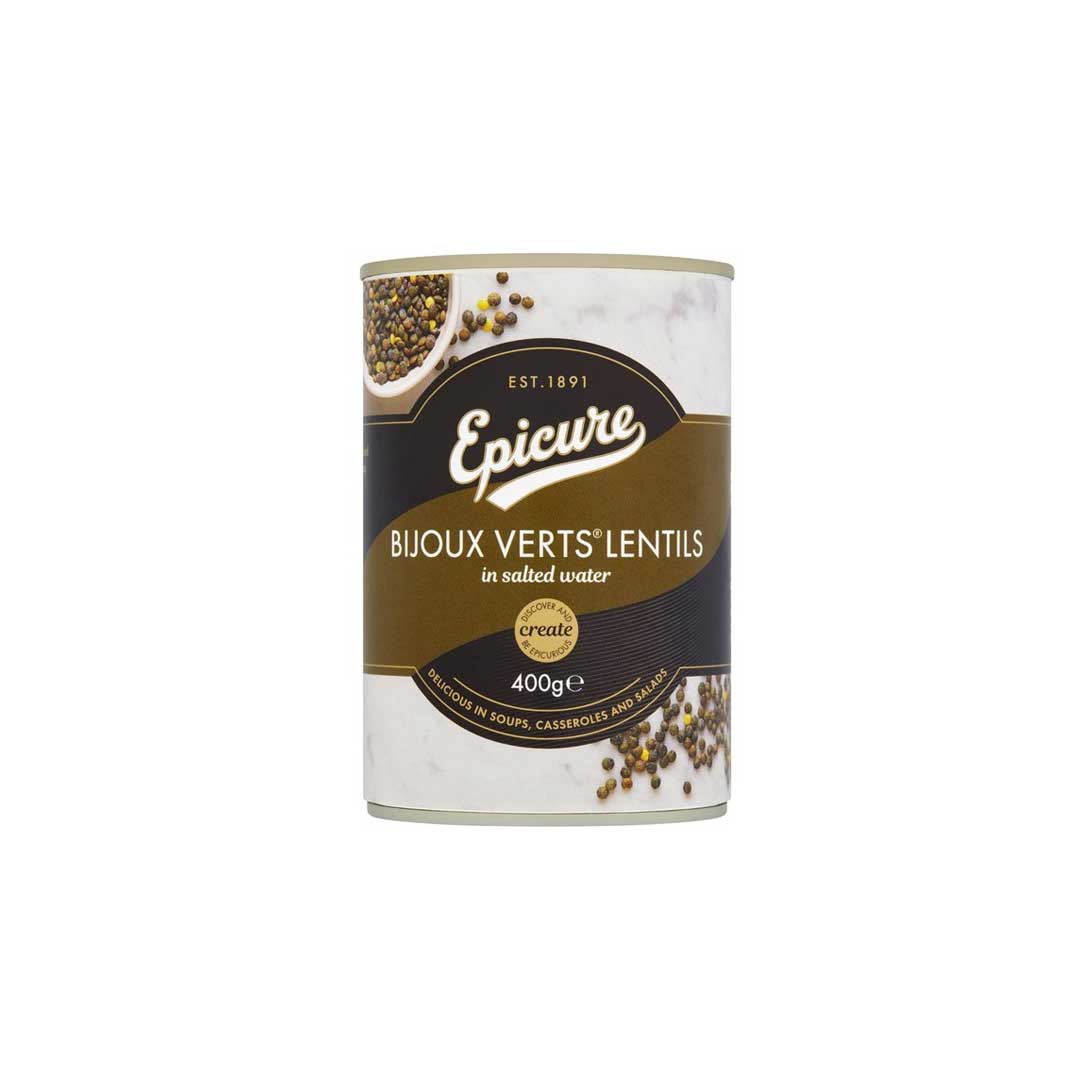 Epicure Organic Bijoux Verts Lentil 400Gm