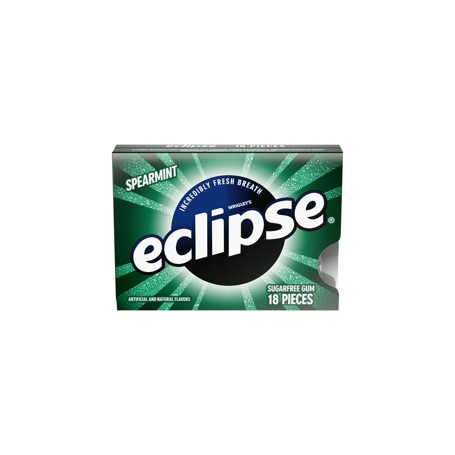 Eclipse Spearmint Sf Gum 18 Sticks