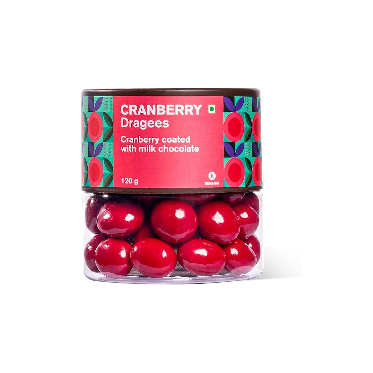 Entisi Cranberry Dragees Choco 120Gm