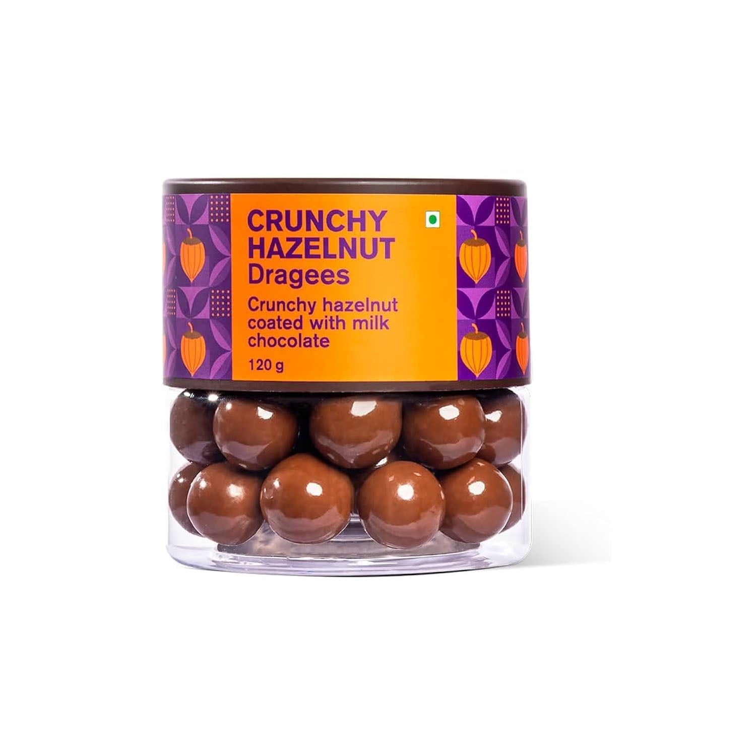 Entisi Crunchy Hazelnut Dragees Choco 120Gm
