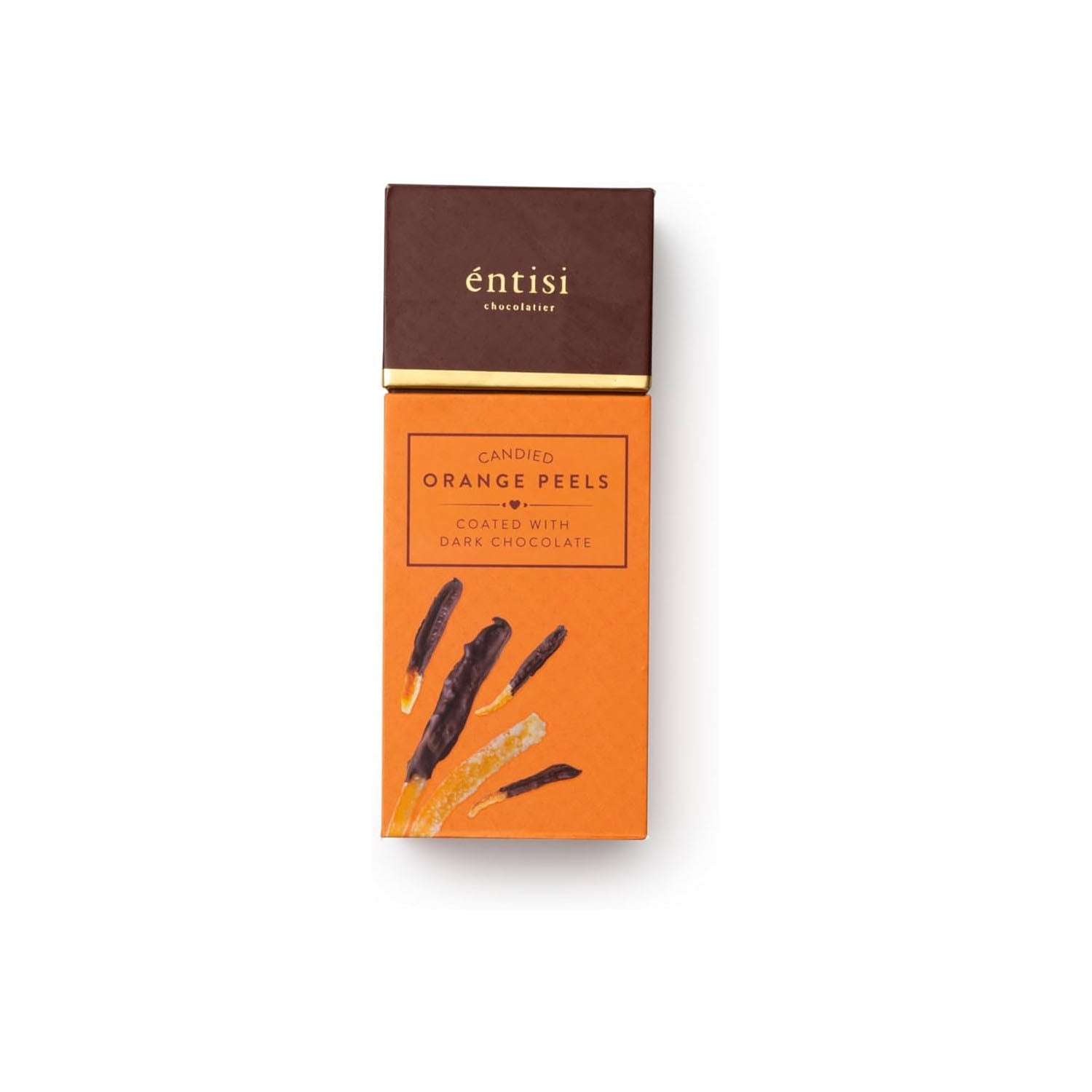 Entisi Orange Peels Dark Choco 125Gm