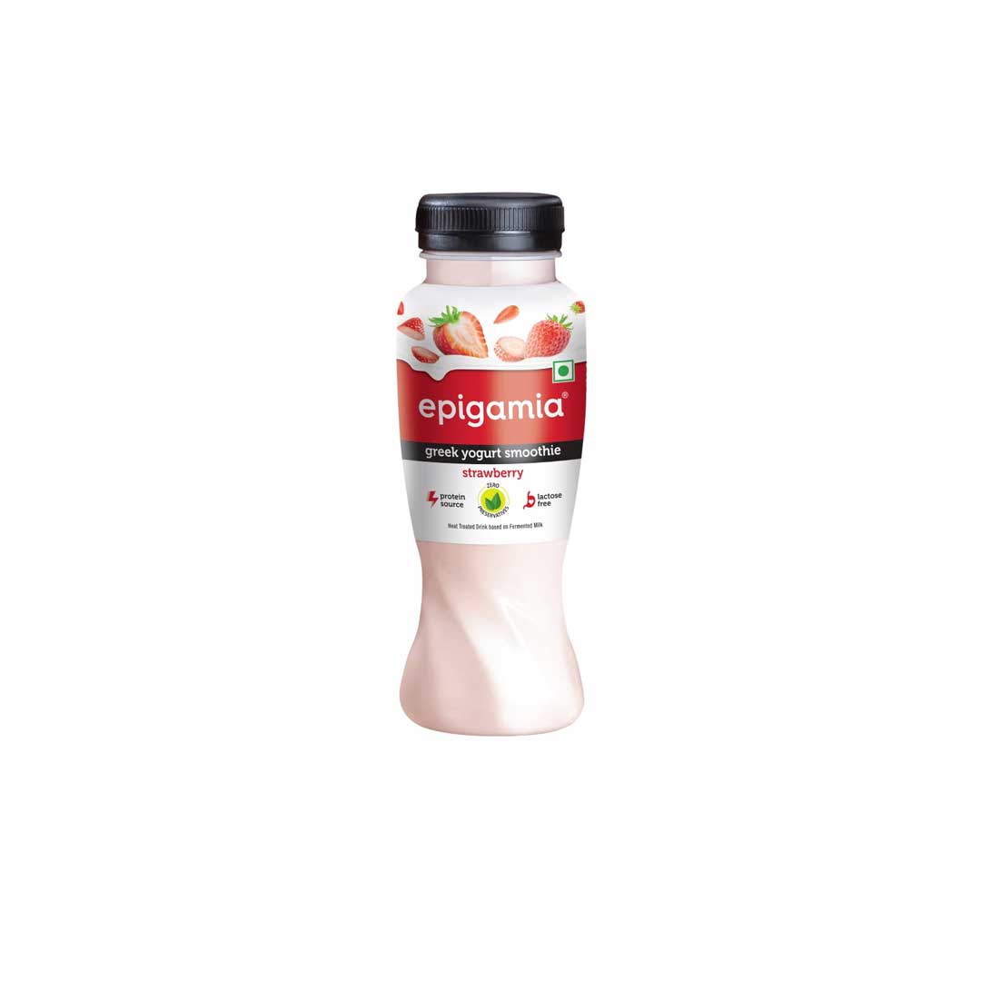 Epigamia Greek Yo Strawberry Smoothie 180Ml