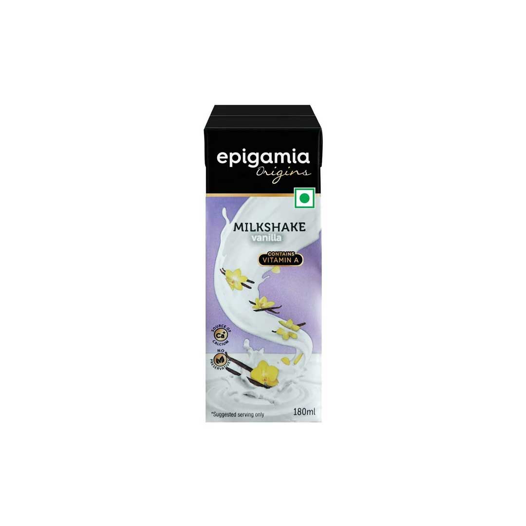 Epigamia Origins Milkshake Vanilla 180Ml