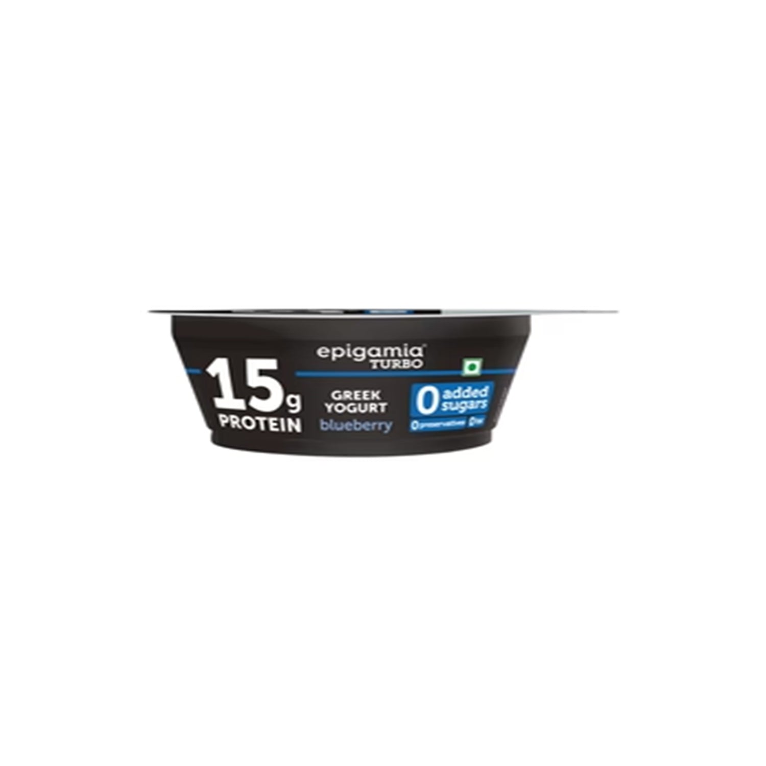Epigamia 15G Protein Yogurt 0 Sugar Blueberry 140Gm