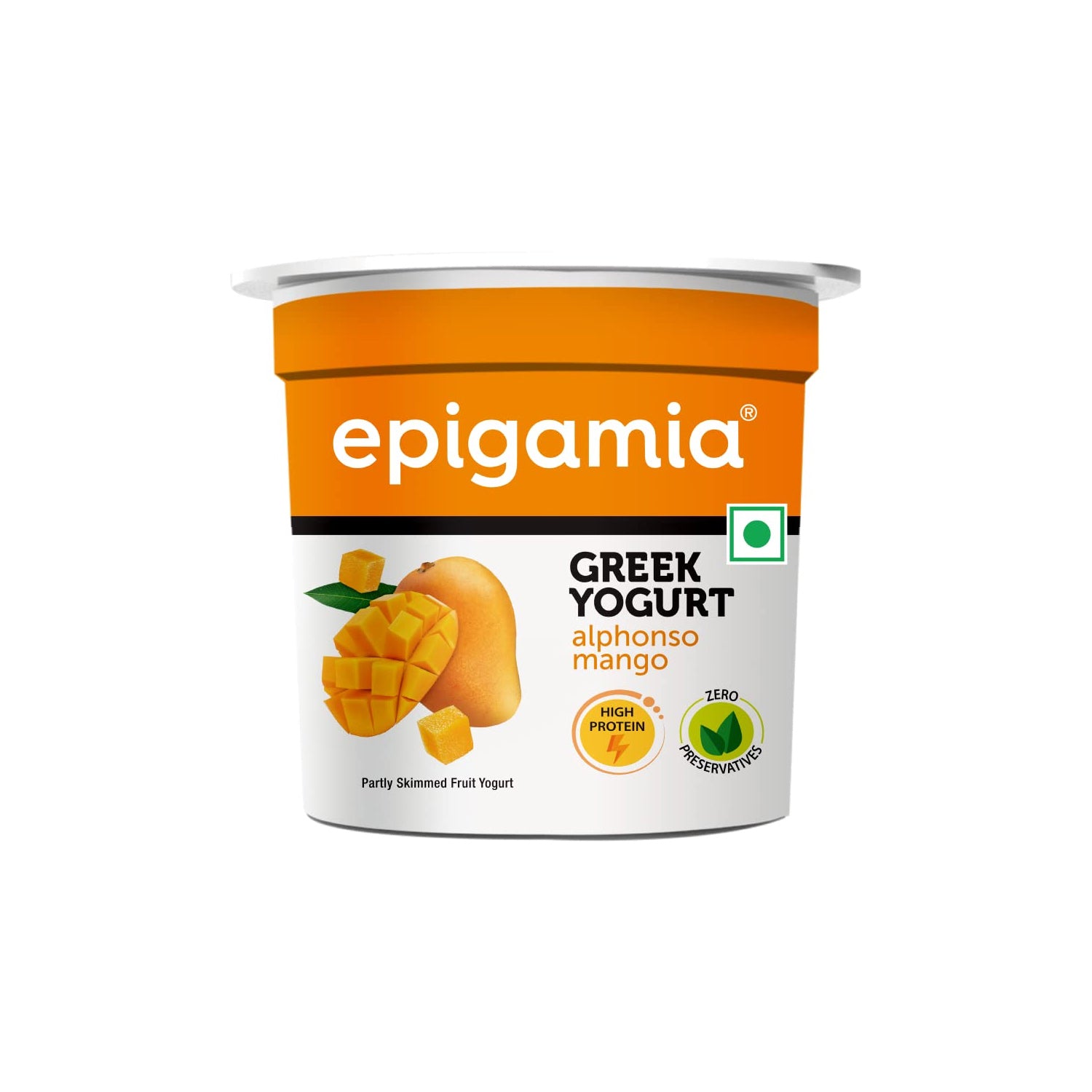 Epigamia Alf Mango Zero Sugar Yogurt 85Gm