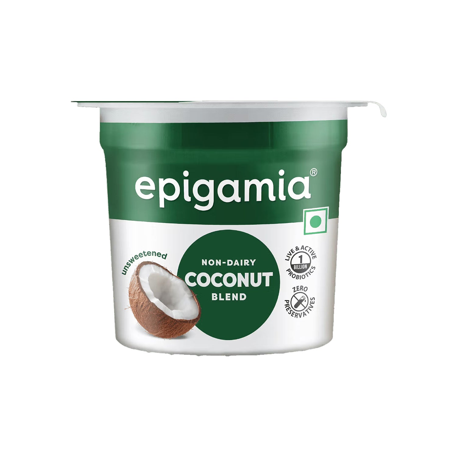 Epigamia Epi Coconut Milk Yogurt- Unsweetened 90Gm