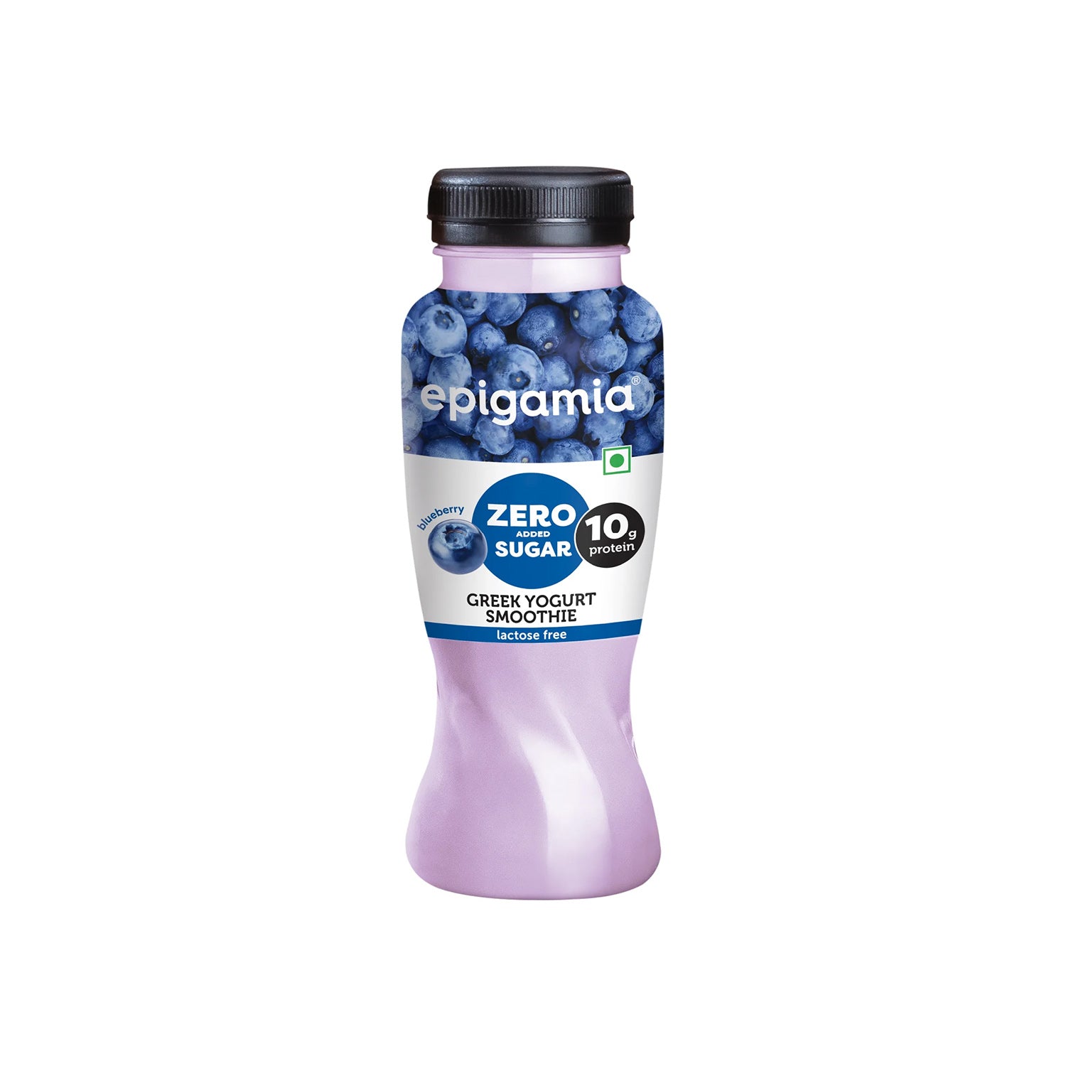 Epigamia No Sugar Greek Yogurt Blueberry Smoothie 200Ml