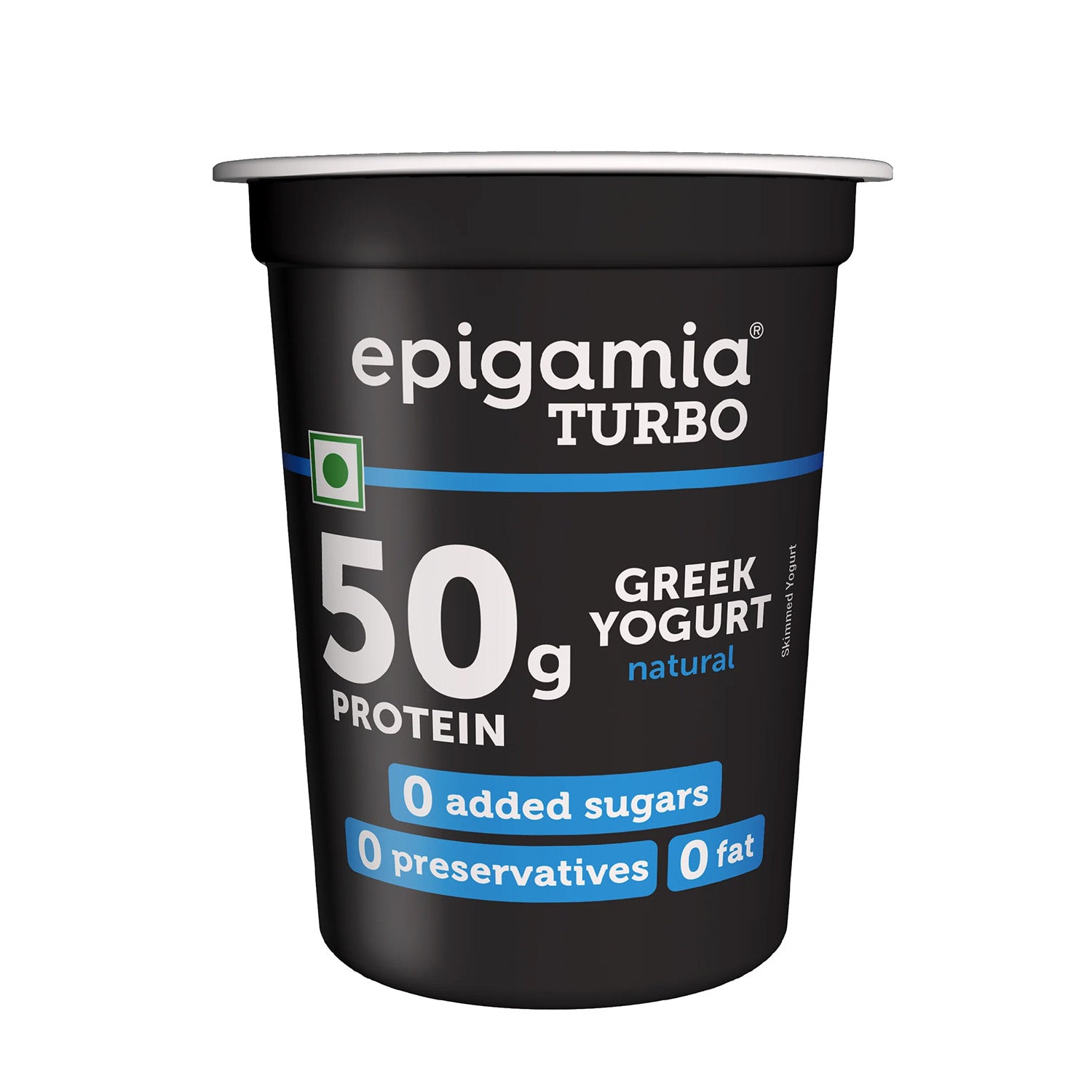 Epigamia Turbo 50G Protein Yogurt 0 Sugar 400Gm