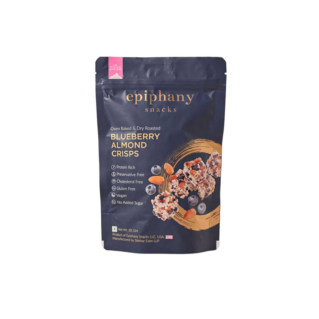 Epiphany Blueberry Almond Crisps 85Gm
