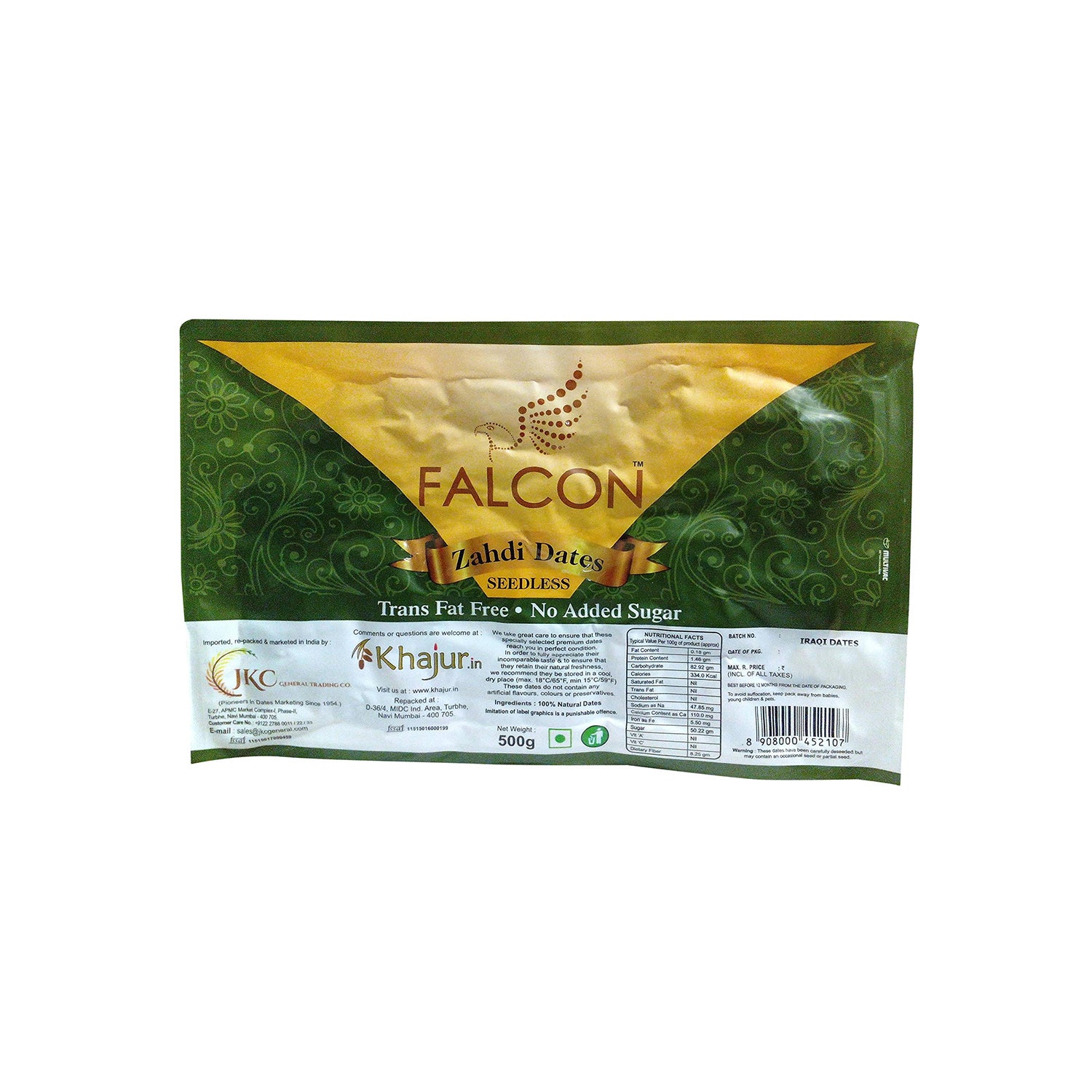 Falcon Zahdi Seedless Date 500Gm
