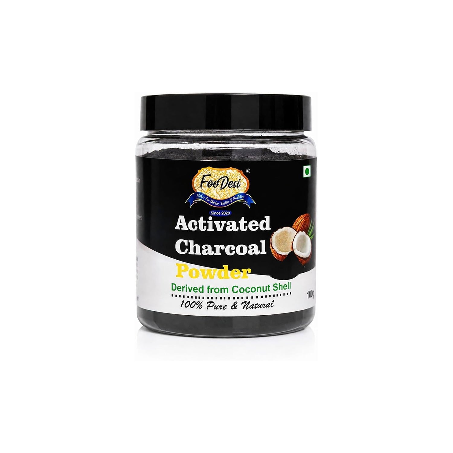 Foodesi Activated Charcoal Powder 100Gm