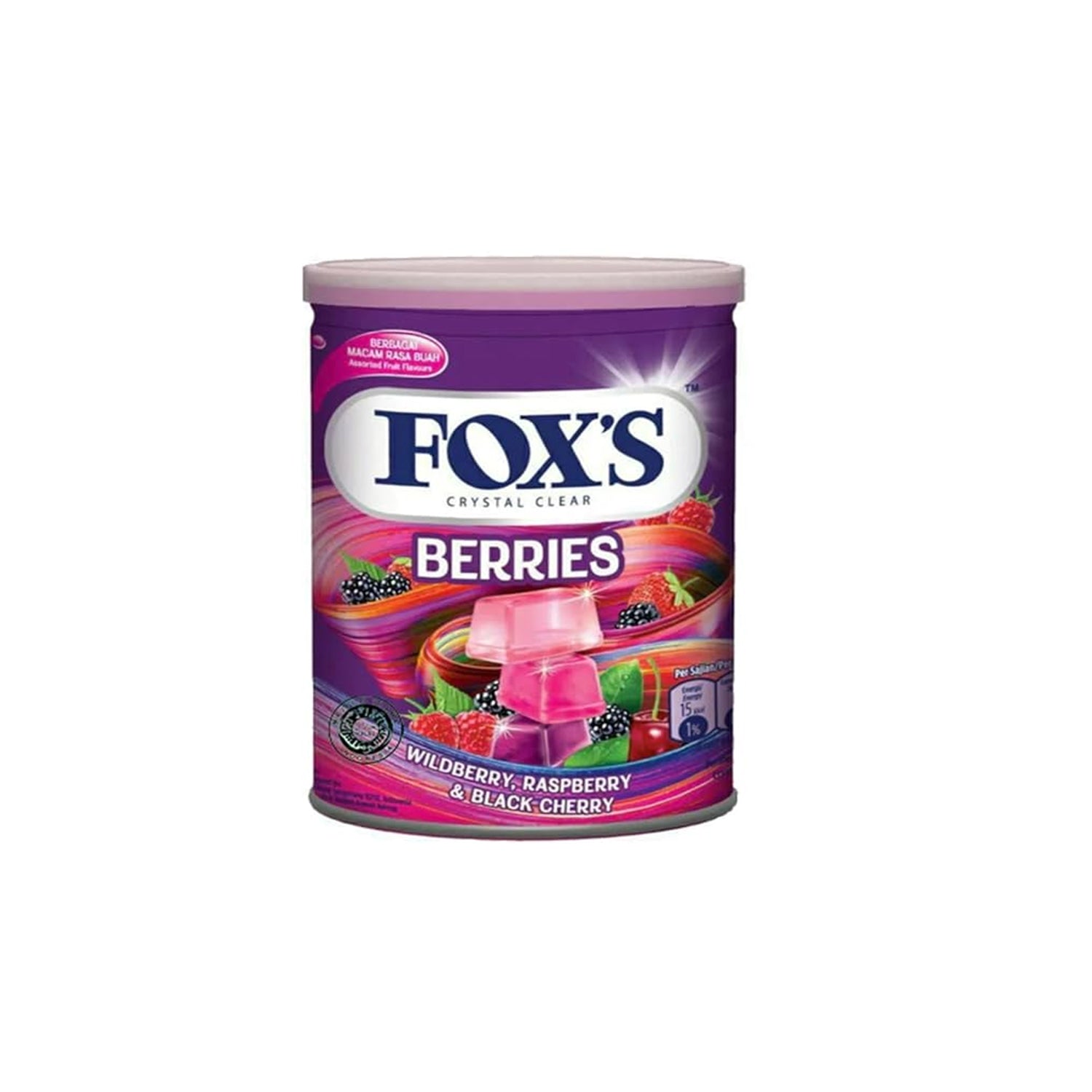 Foxs Mix Berries Tin 180Gm