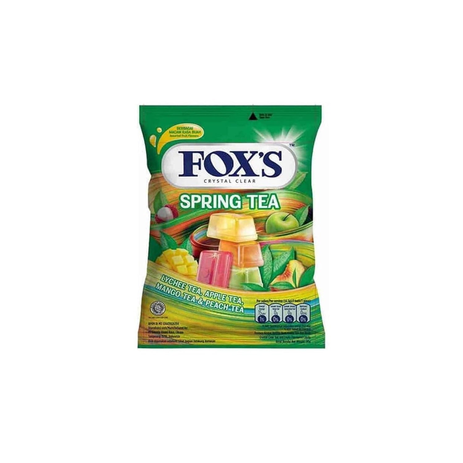Foxs Spring Tea Candy Pouch 90Gm