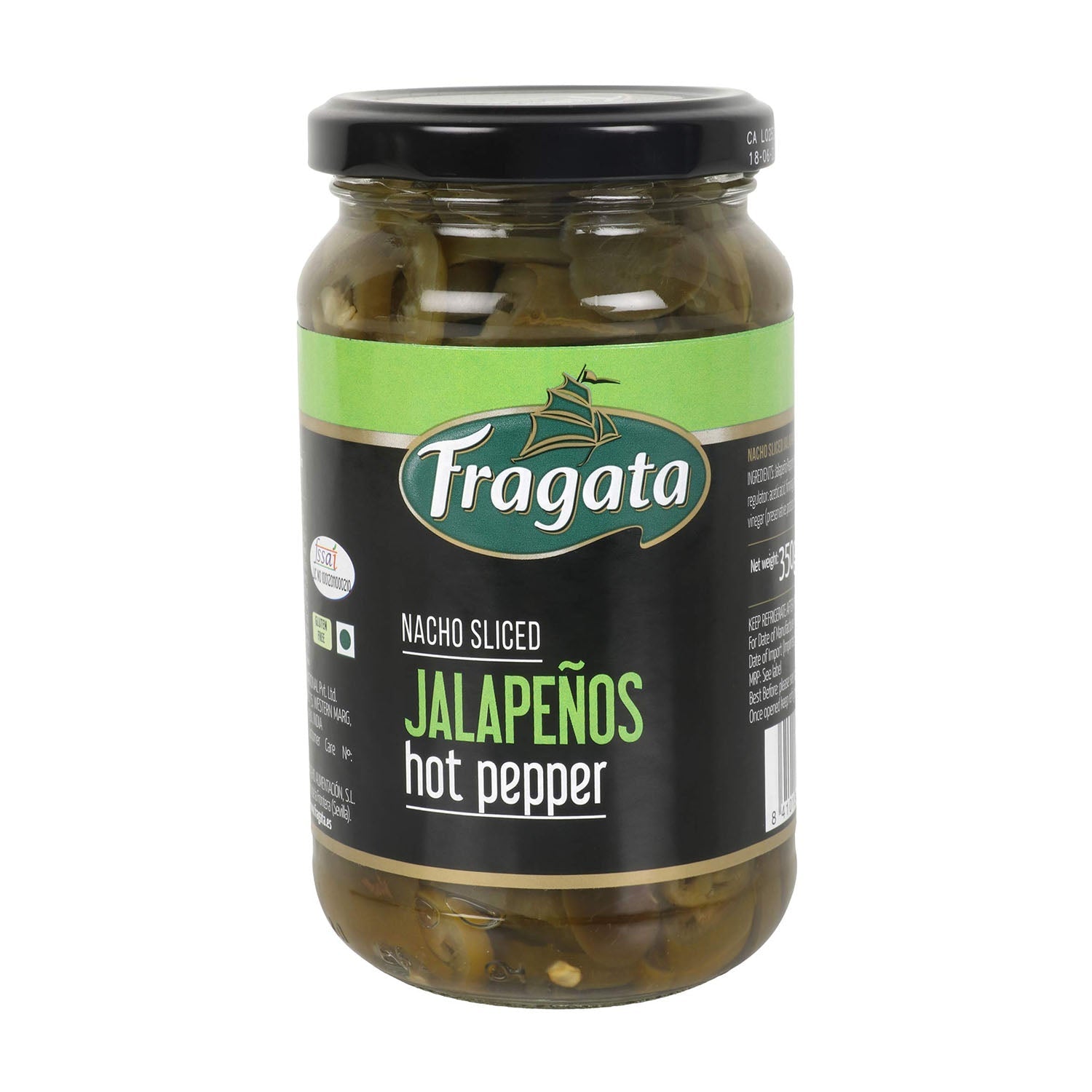 Fragata Jalapenos Hot Pepper Olives 350Gm
