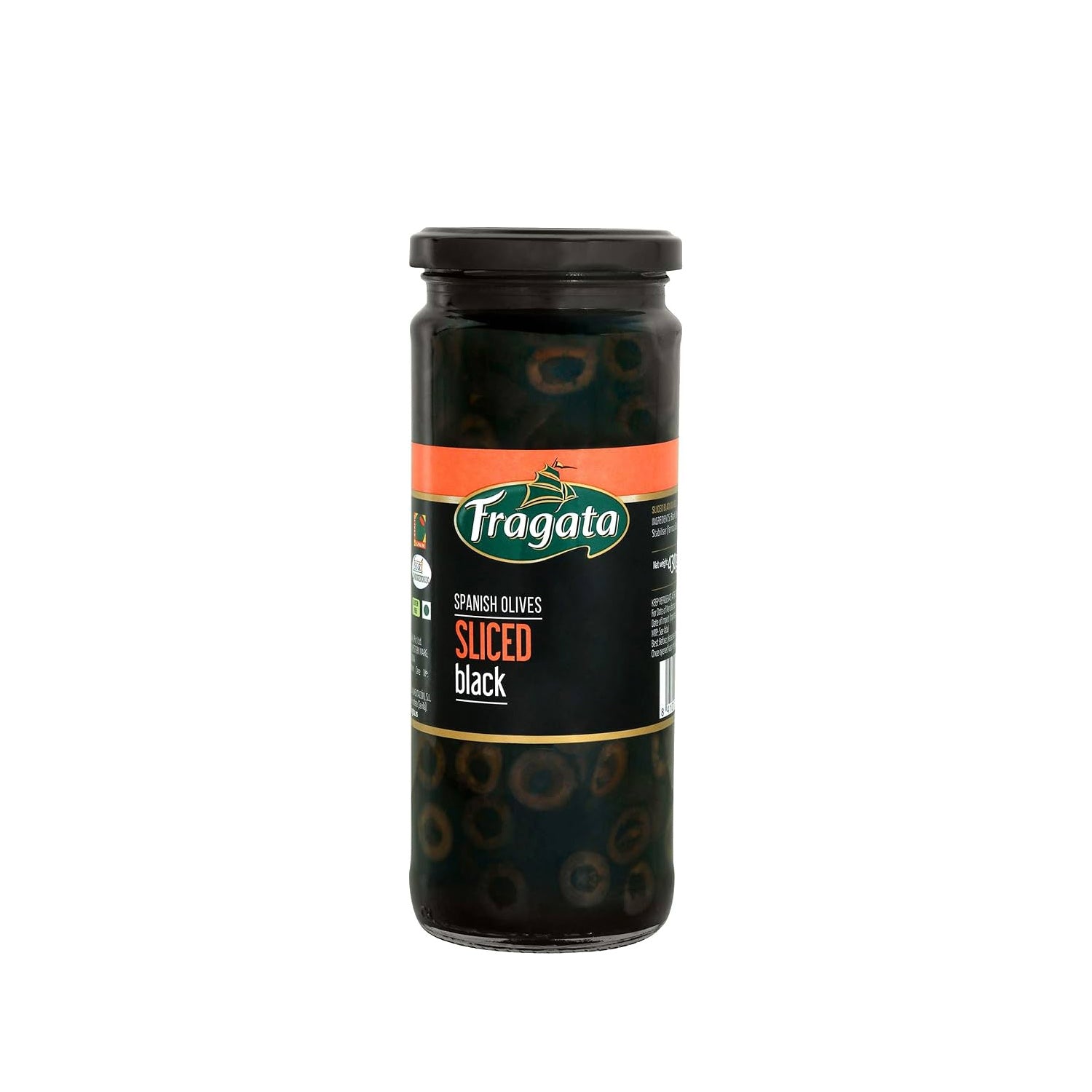 Fragata Spanish Black Sliced Olives 430Gm