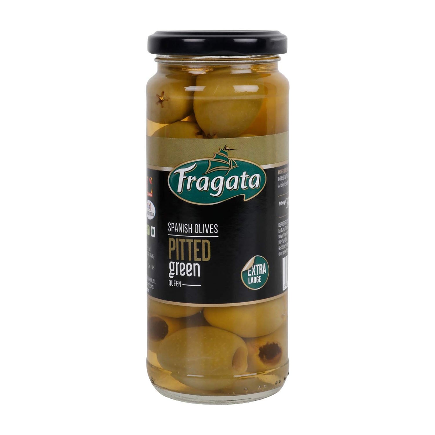 Fragata Spanish Pitted Green Olives Queen 340Gm