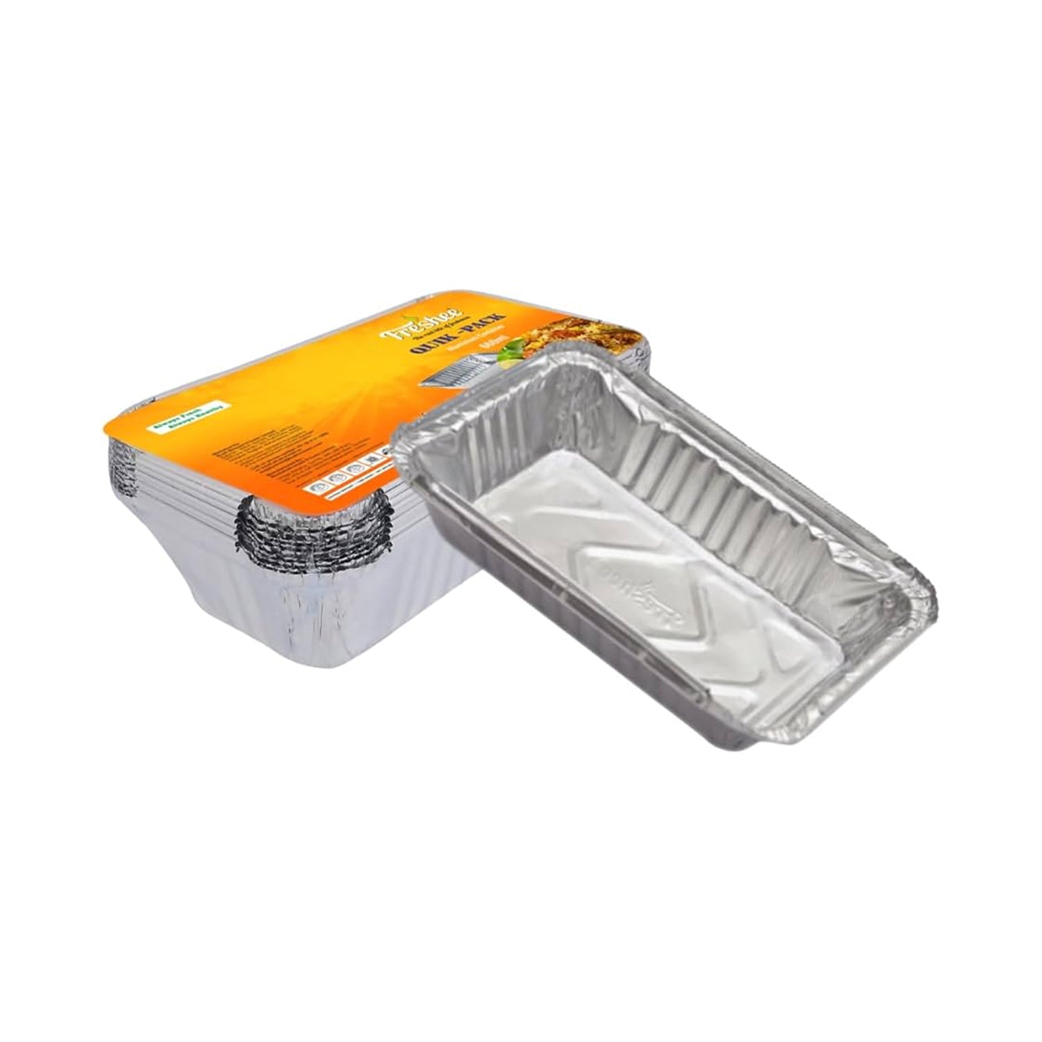 Freshee Aluminium Container 660Ml (10 Pcs)