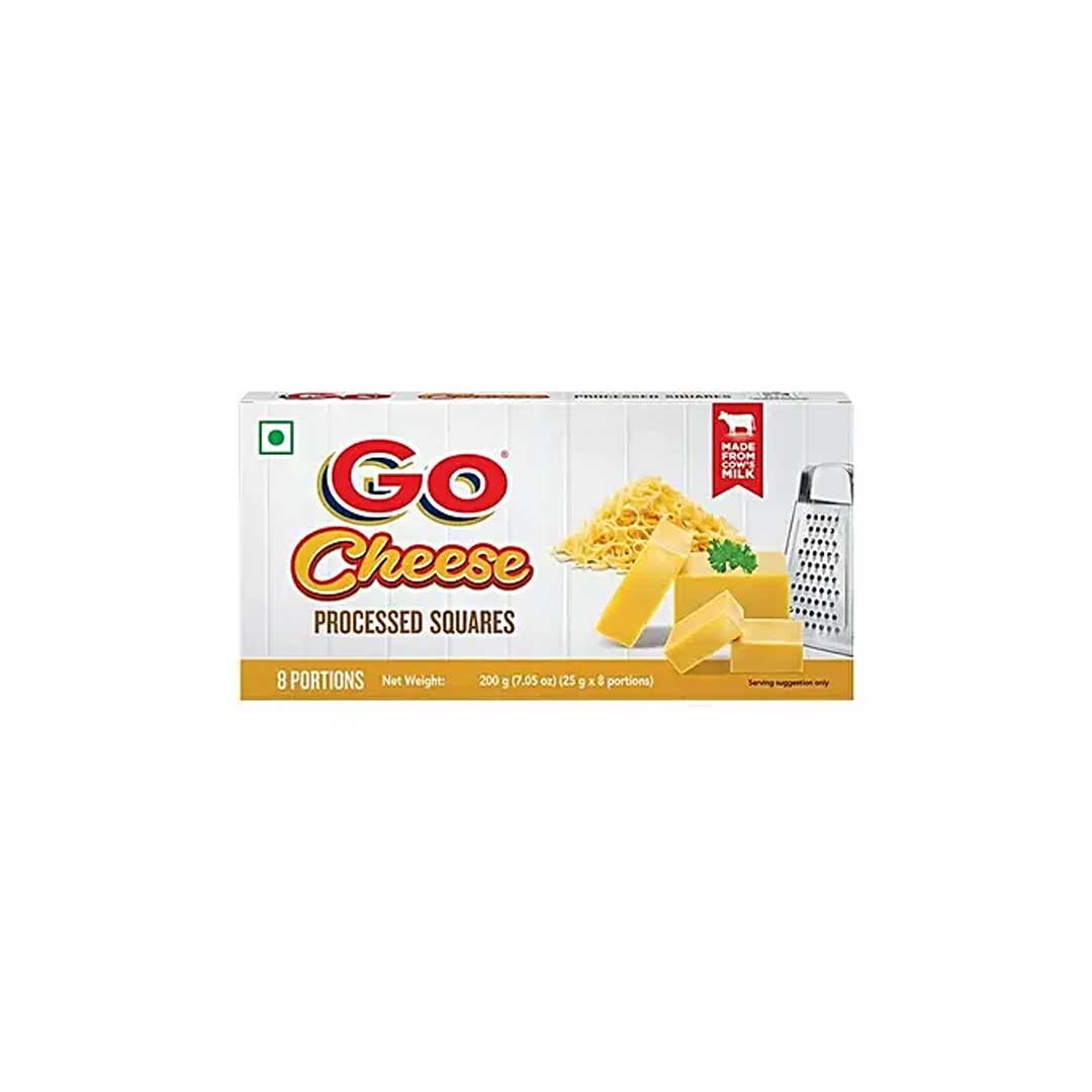 Go Cheese Processed Cube Box 200Gm