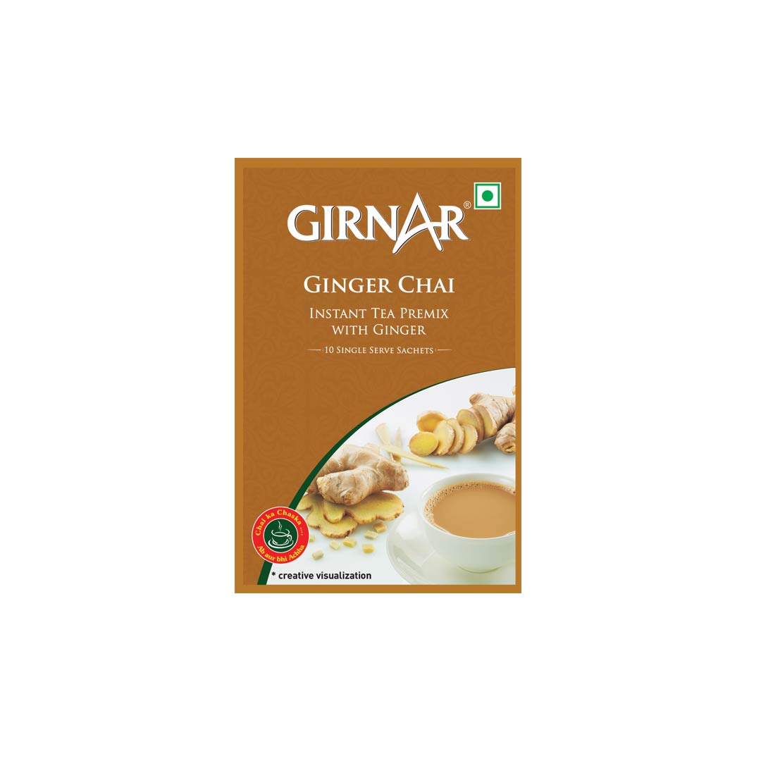 Girnar Ginger Chai Premix 10 Sachets