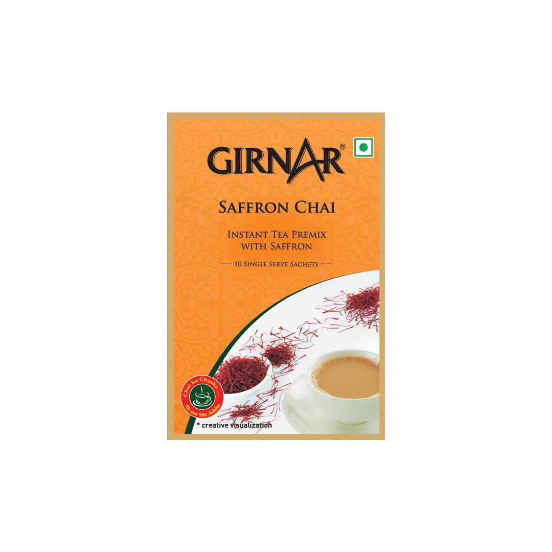Girnar Saffron Chai Premix 10 Sachets