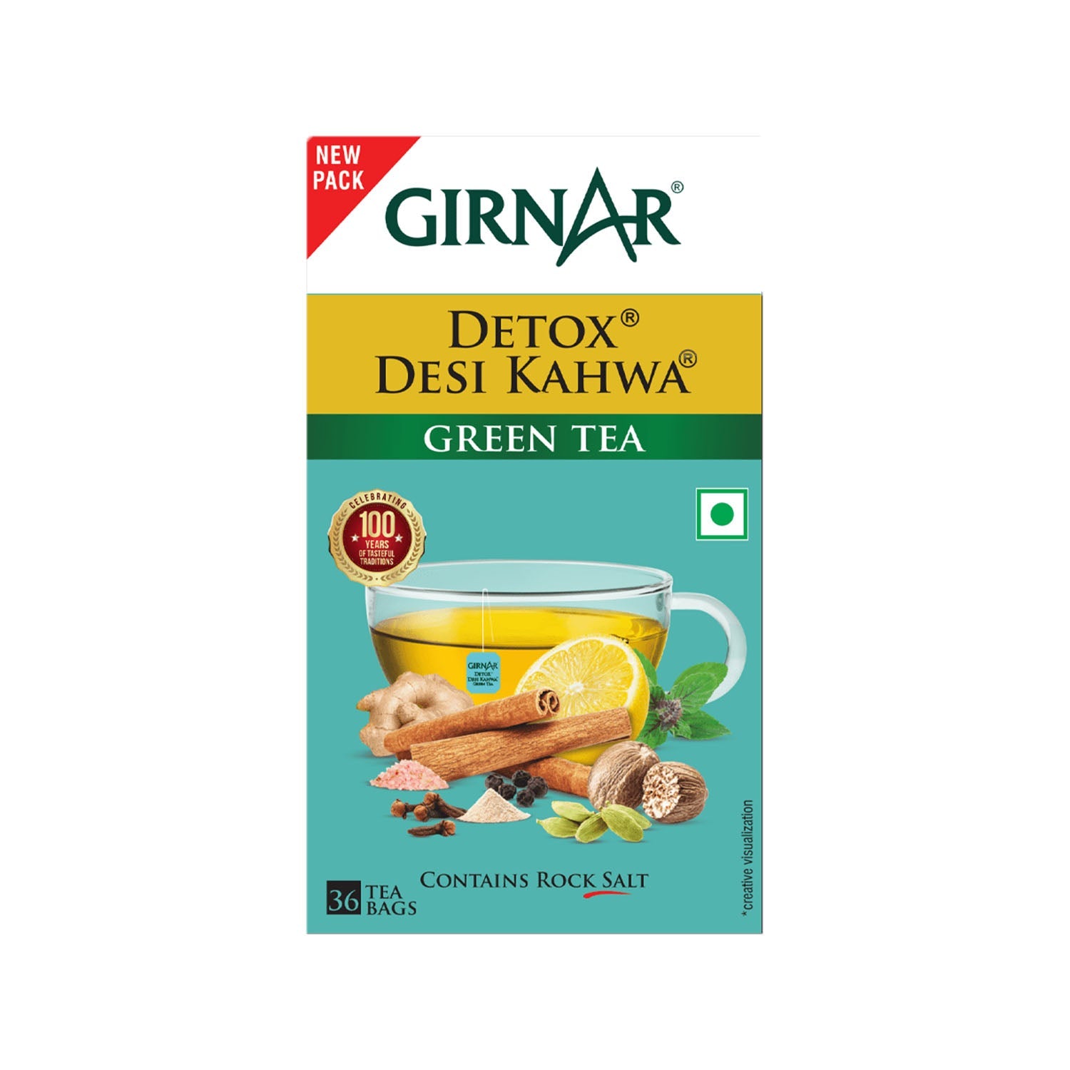 Girnar Detox Chai Premix 36 Sachets