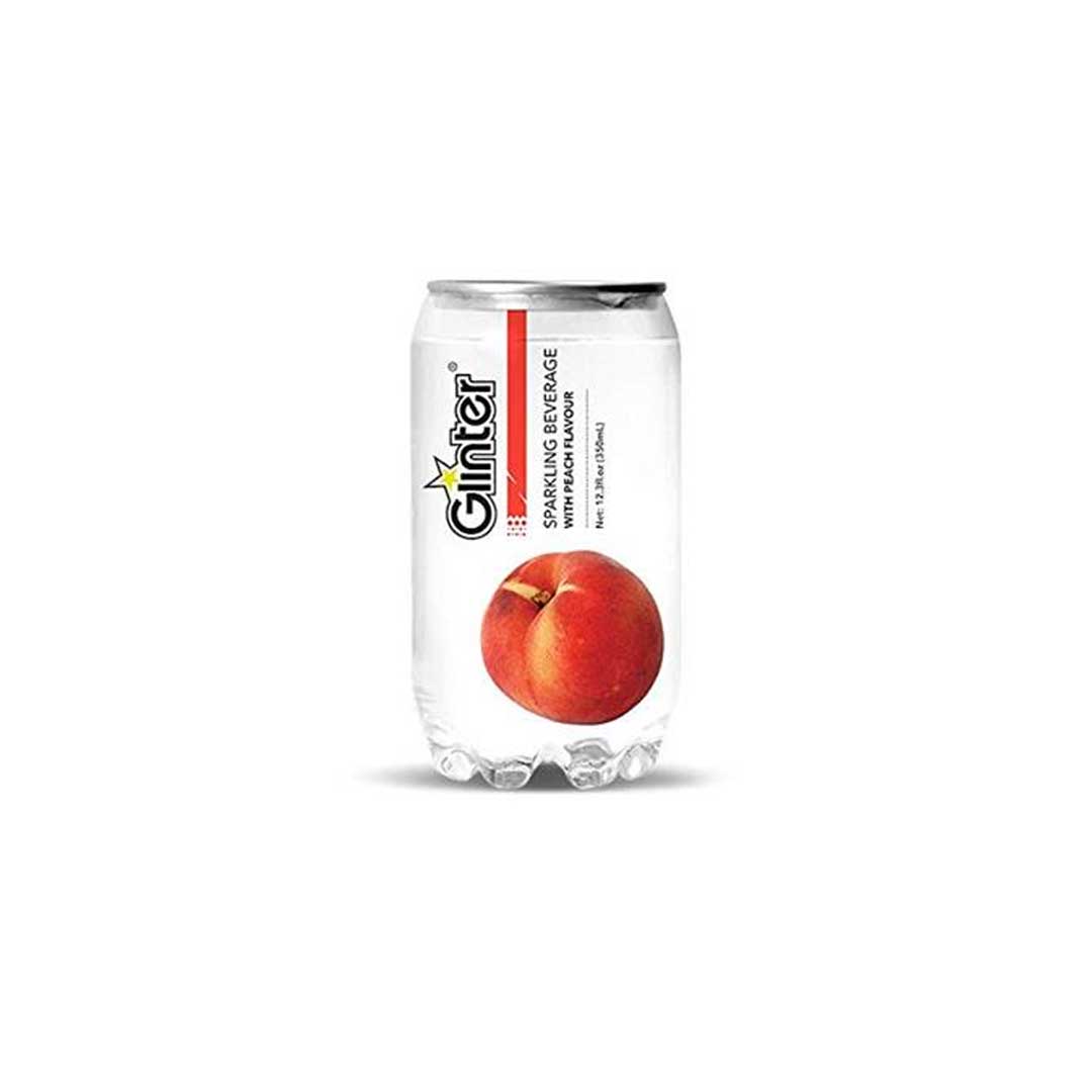 Glinter Sparkinlg Peach Flavour 350Ml