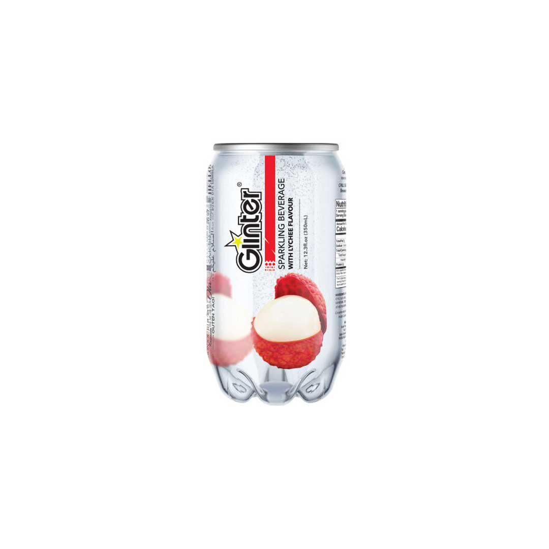 Glinter Sparkling Lychee Flavour 350Ml