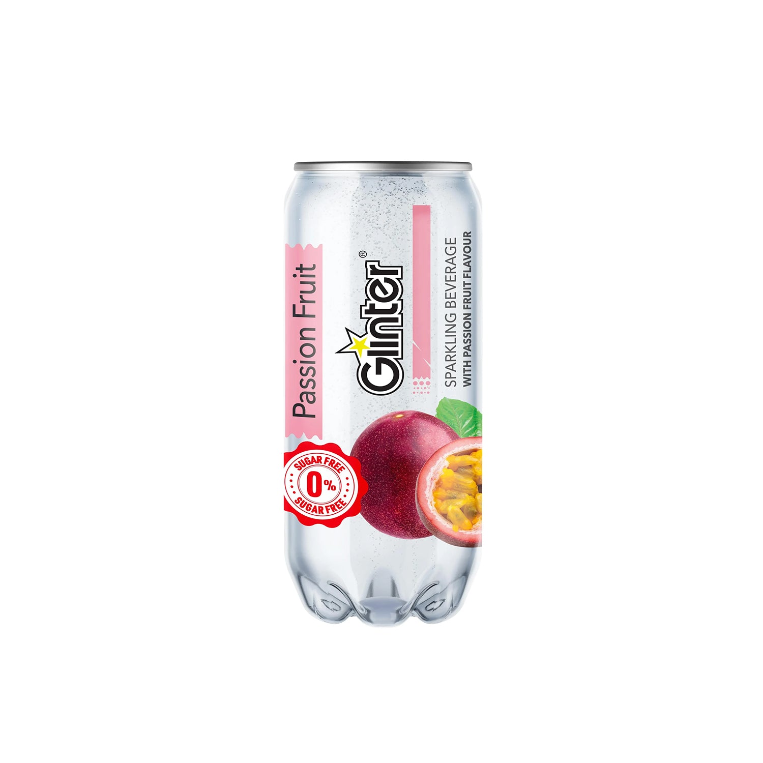 Glinter Sparkinlg Sugar Free Passion Fruit Flavour 300Ml