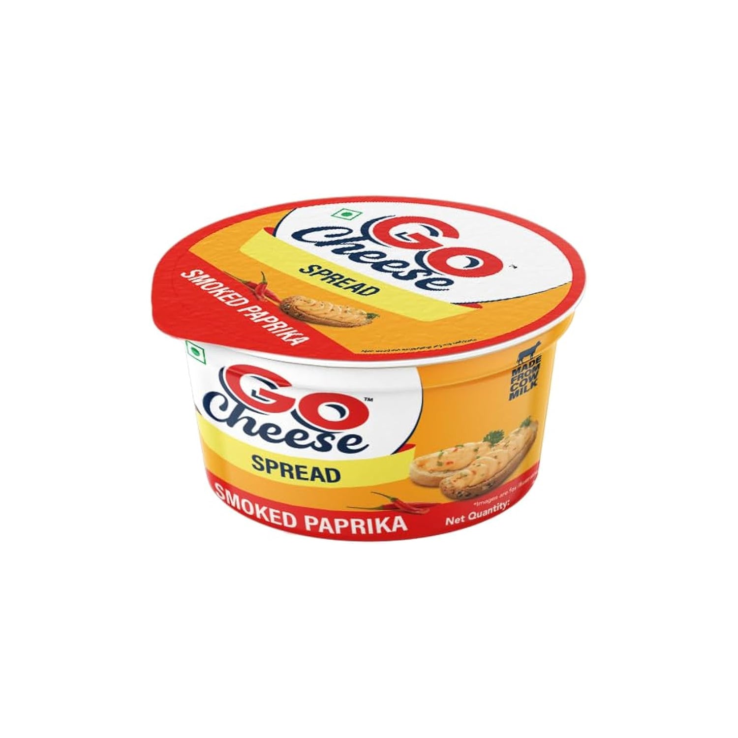 Go Cheese Spread Tub Smoked Paprika 200Gm