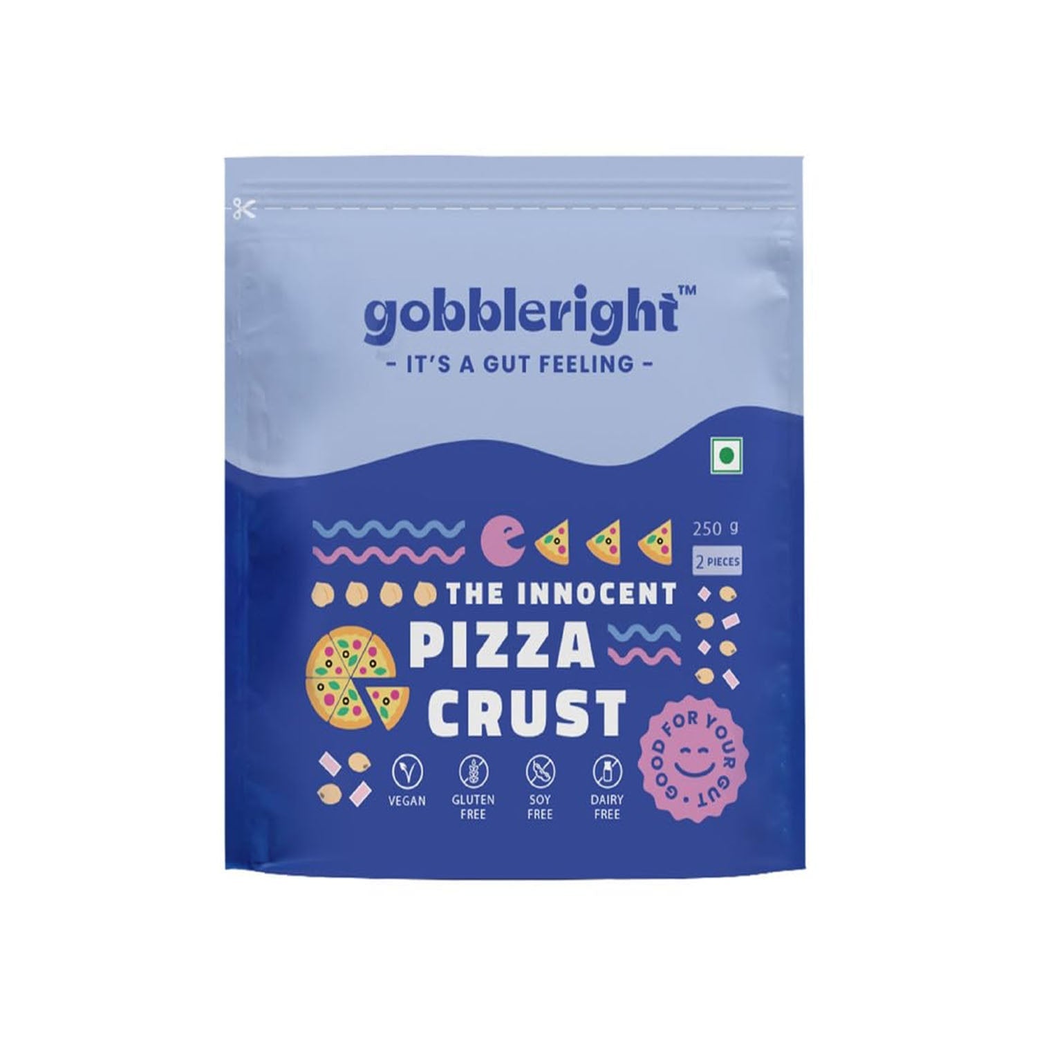 Gobbleright Pizza Crust 250Gm
