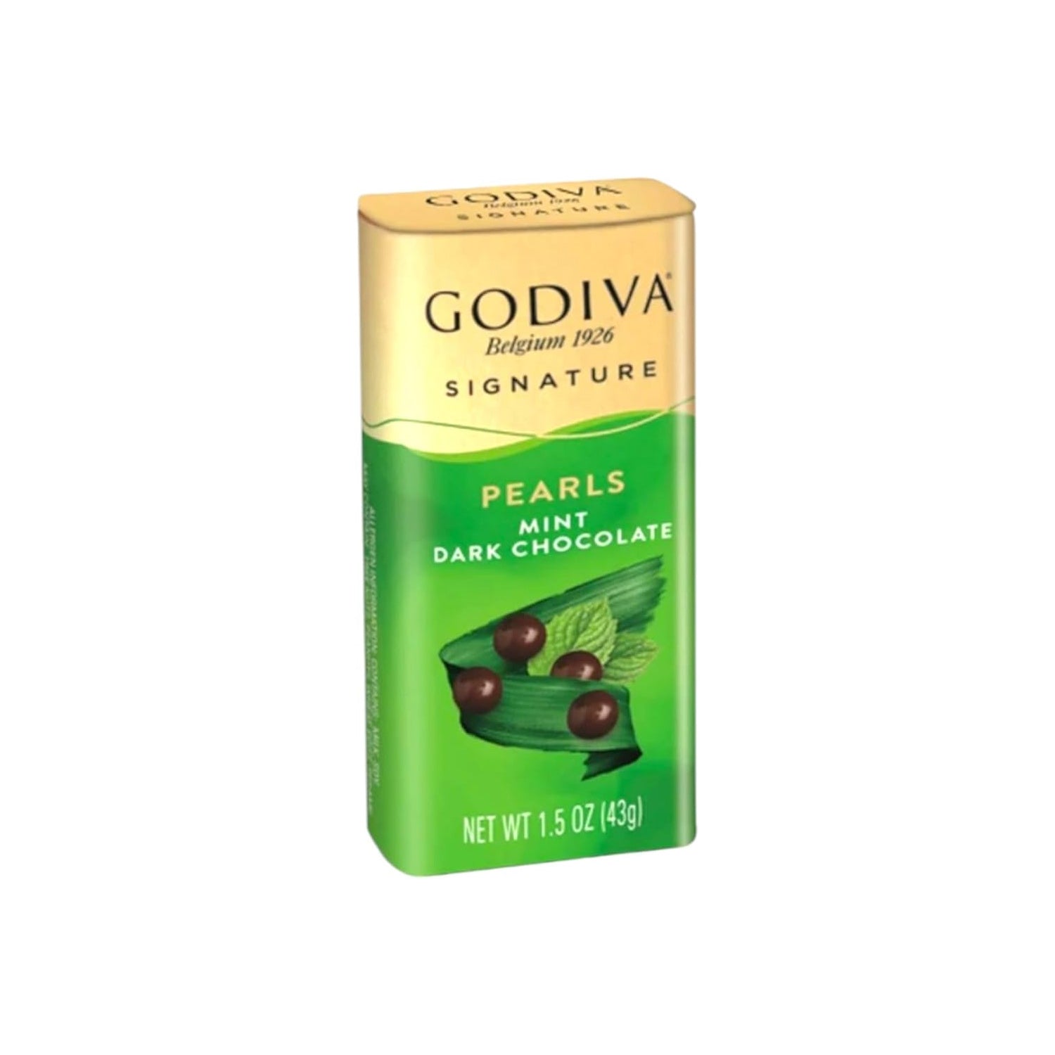 Godiva Pearls Mint Dark Choco Tin 43Gm