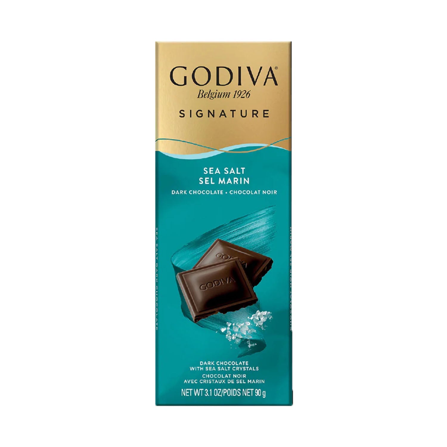 Godiva Sea Salt Dark Chocolate 90Gm