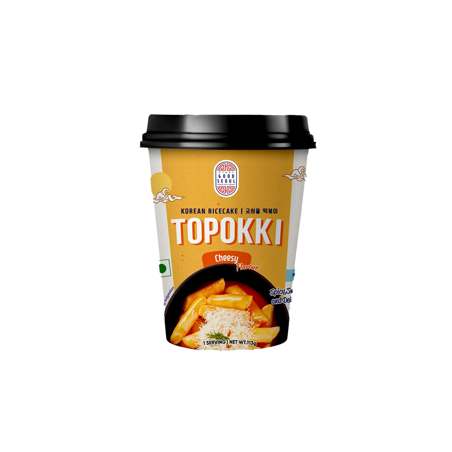 Good Seoul Topokki Rice Cake Cheesy Fiv 113Gm