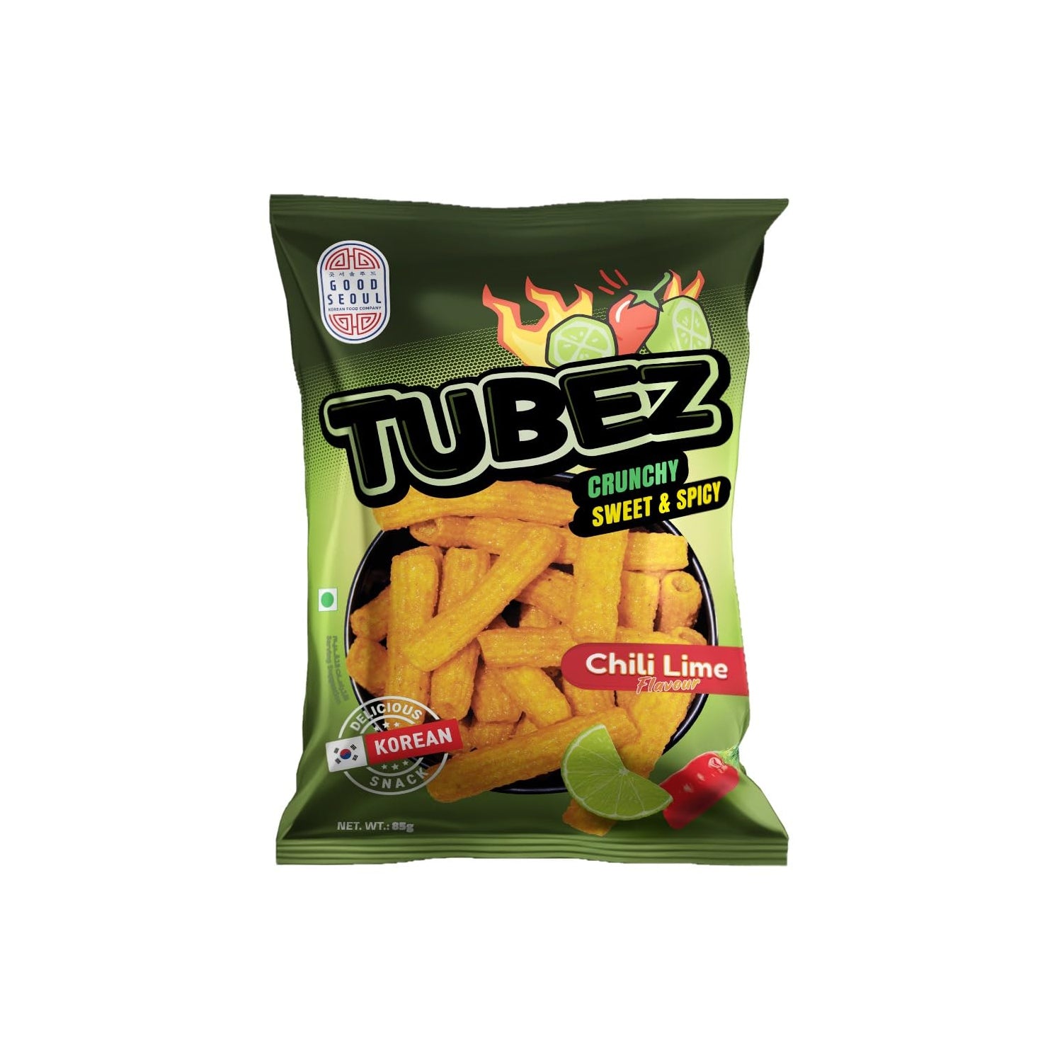 Good Seoul Tubez Chilli Lime Flavour 85Gm