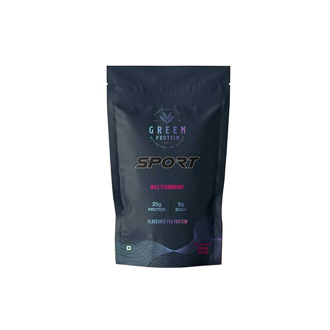 Green Protein Sport Wild Strawberry 33Gm