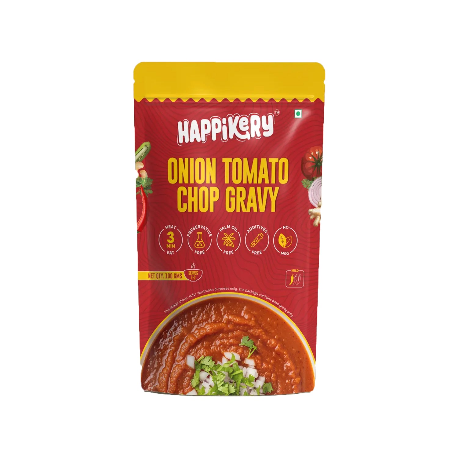 Happikery Onion Tomato Chop Base 100Gm