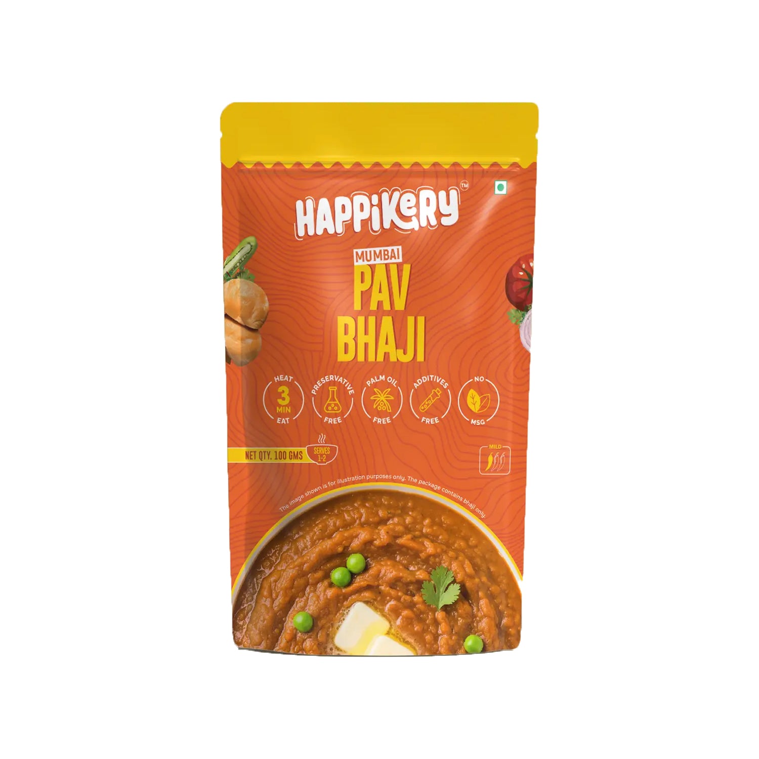 Happikery Pav Bhaji 100Gm