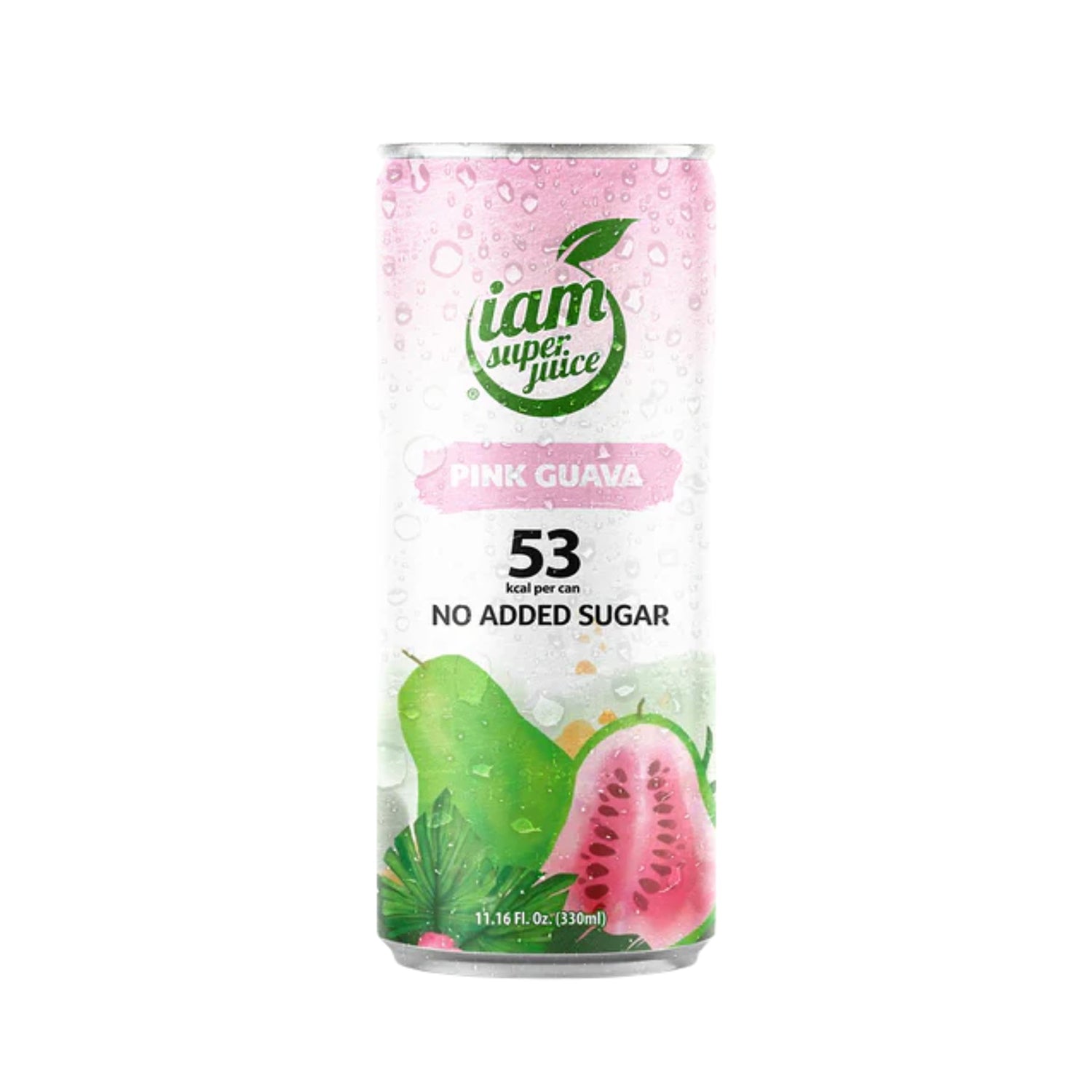 Iamsuperjuice Pink Guava Fruit Juice Sugar Free 330Ml