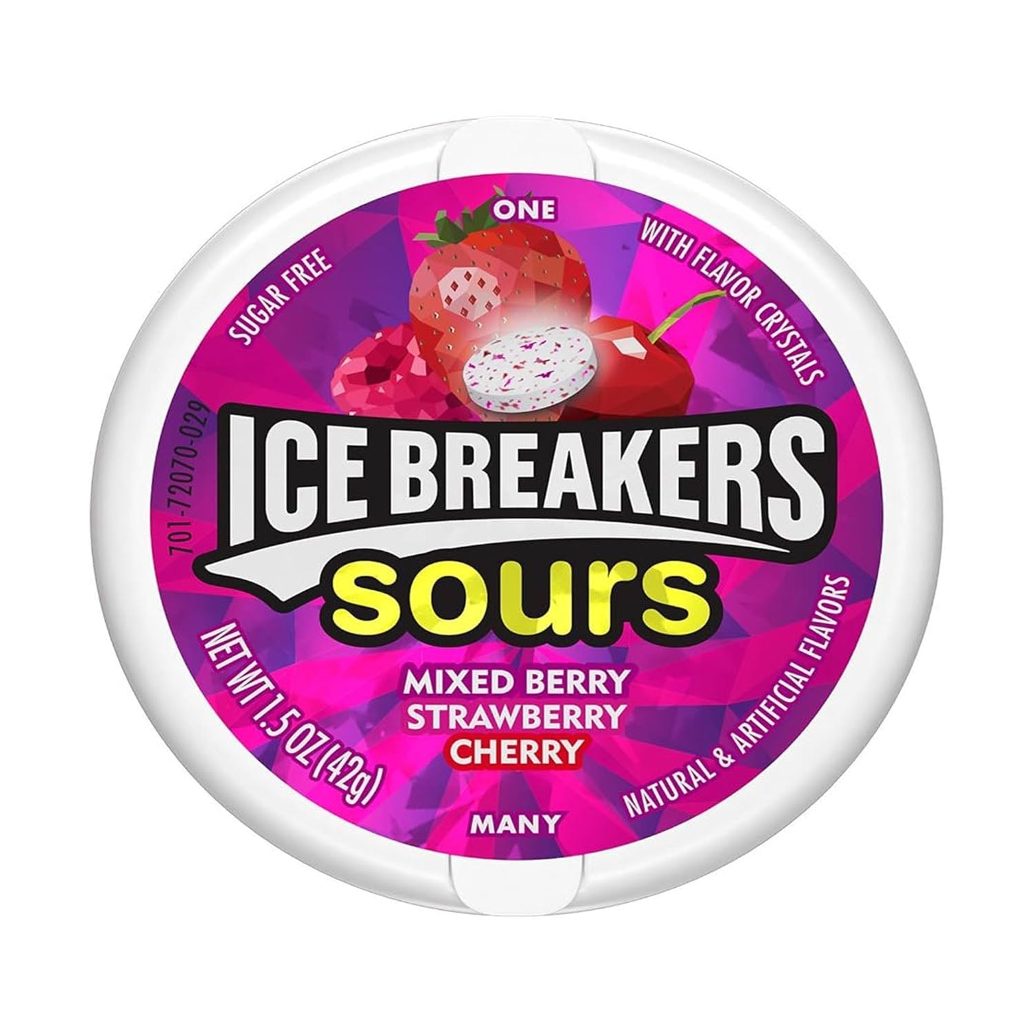 Ice Breakers Sour Mixed Berry Strawberry Cherry 42Gm