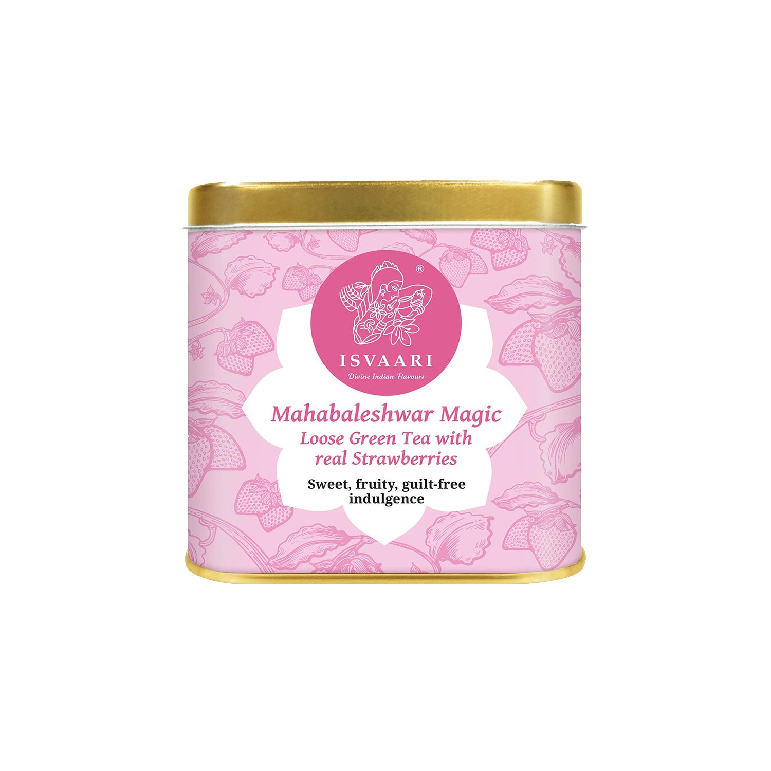 Isvaari Strawberry Green Tea 50Gm
