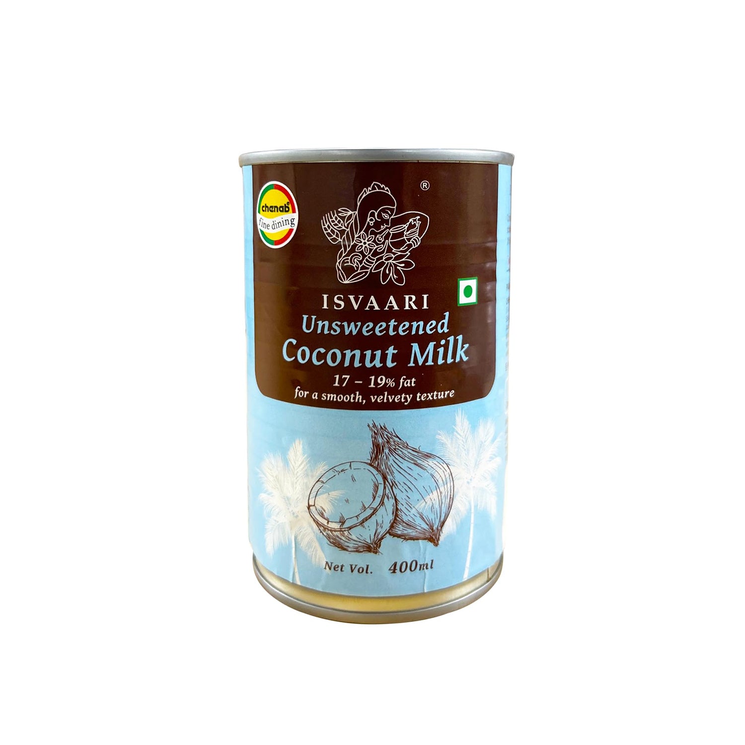 Isvaari Unsweetend Coconut Milk 400Ml
