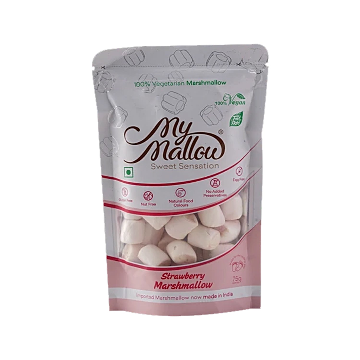 Jaunty Strawbeery Marshmallow 75Gm