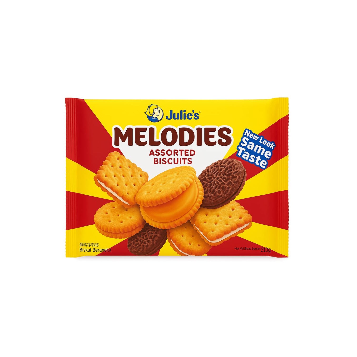 Julies Melodies Assorted Biscuits 210Gm