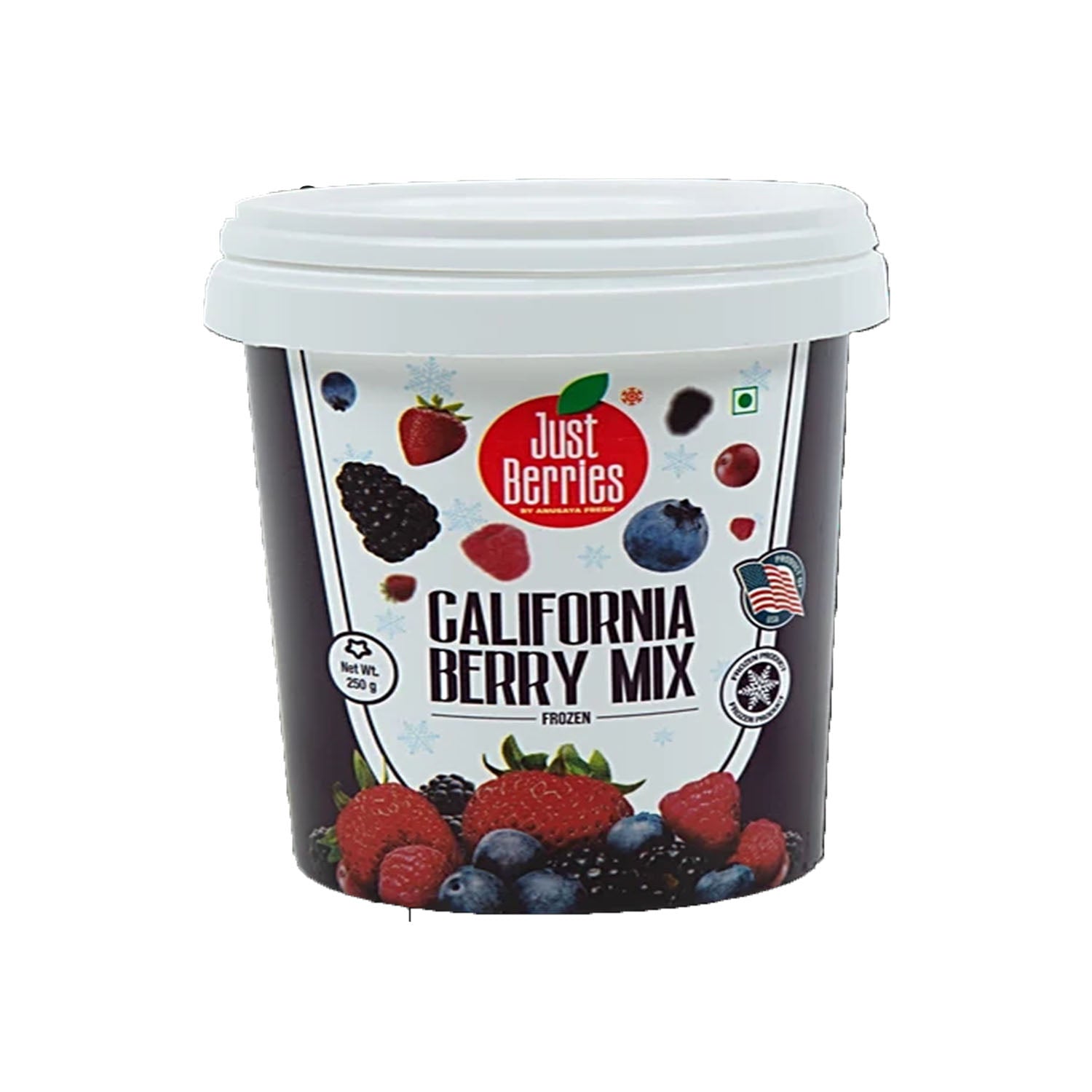 Just Berries Frozen California Berry Mix 250Gm