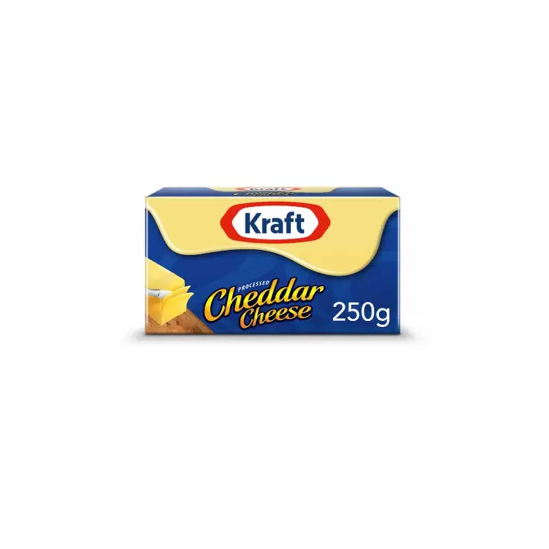 Kraft Cheese Cheddar Block 250Gm