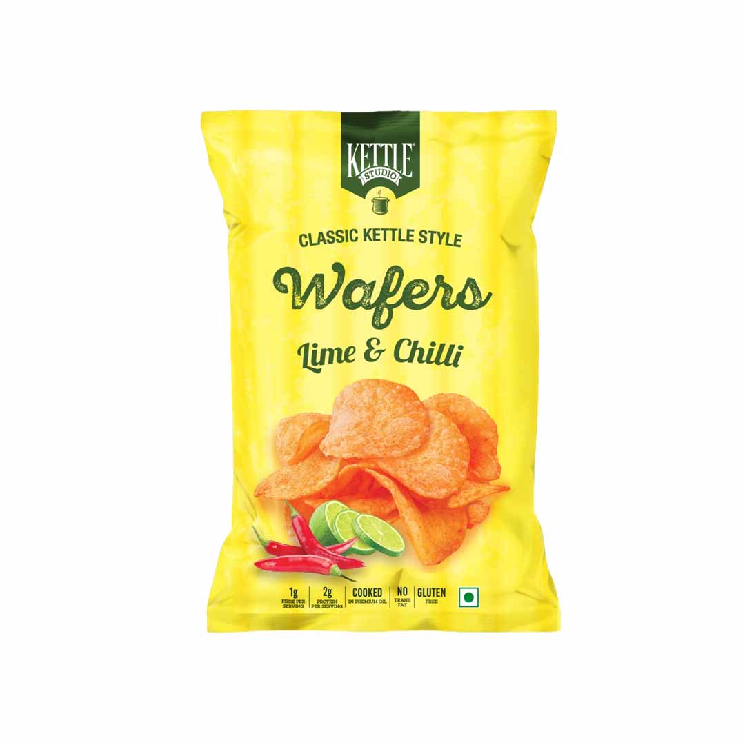 Kettle Wafers Lime Chilli 150Gm