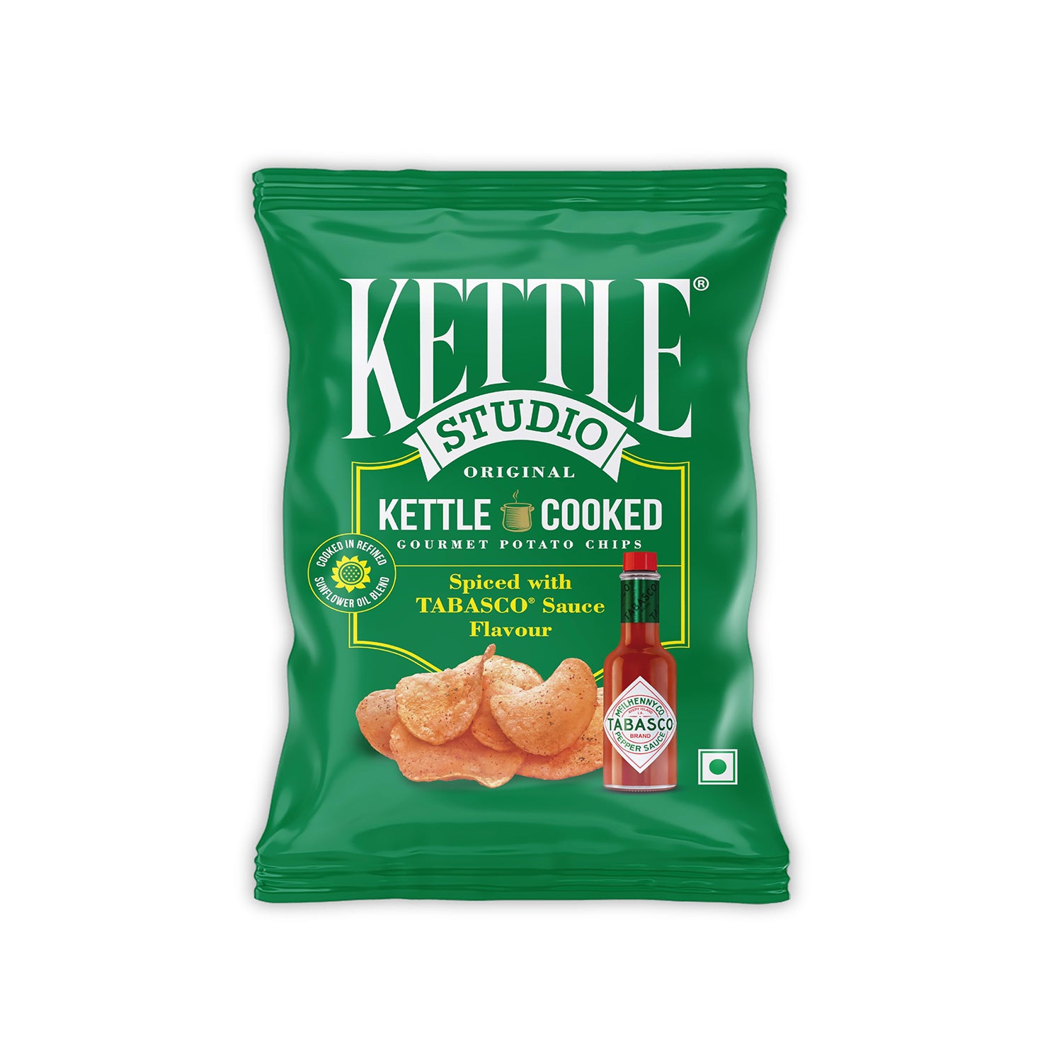 Kettle Studio Tabasco Sauce Flavour Waffer 113Gm
