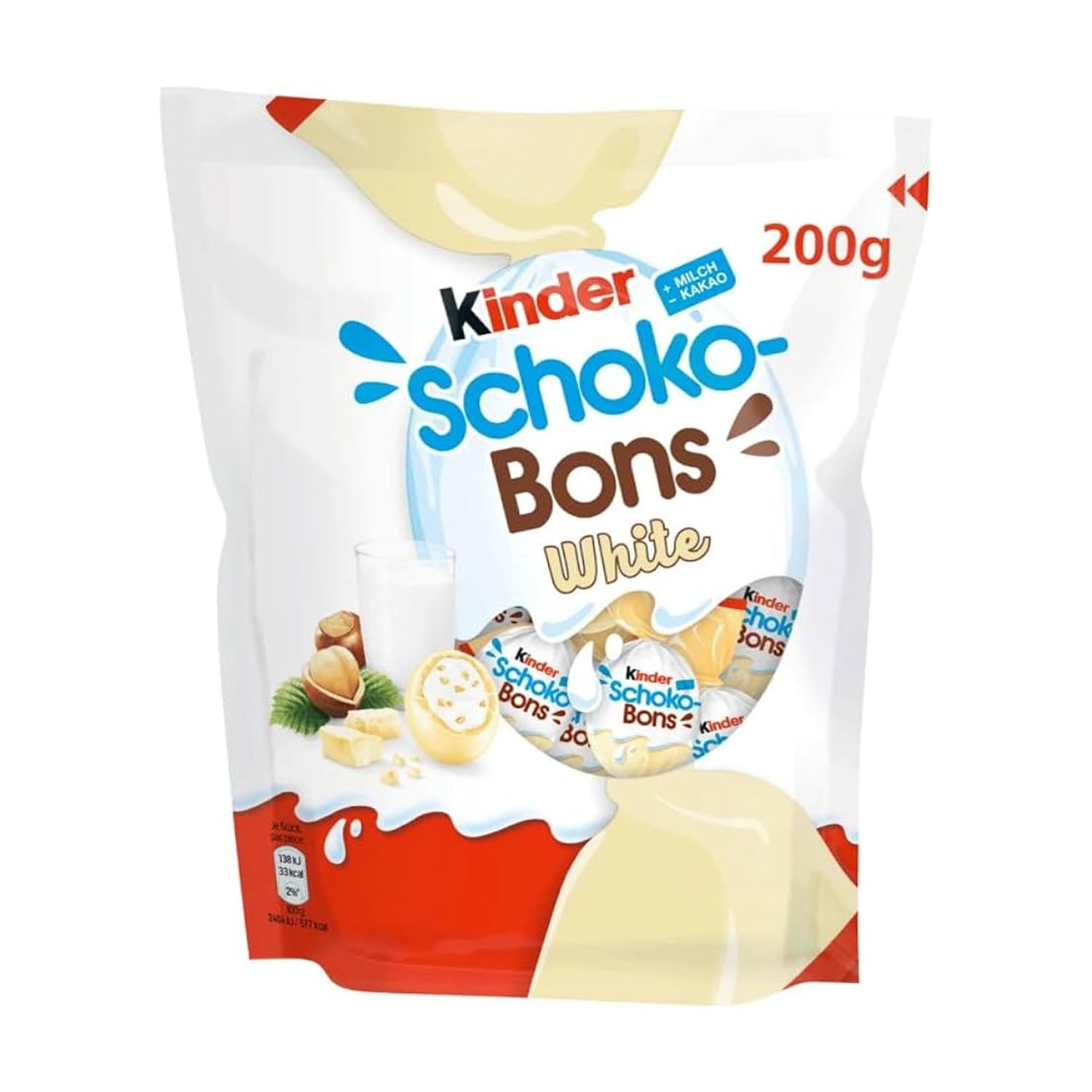 Kinder Schoko Bons White Pouch 288Gm