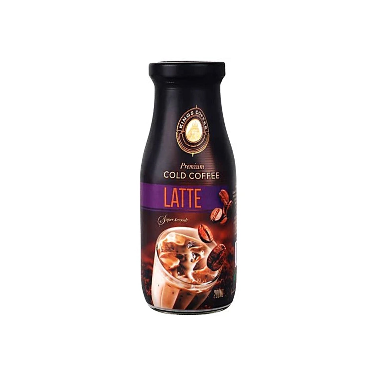 Kings Coffee Latte Bottle 280Ml